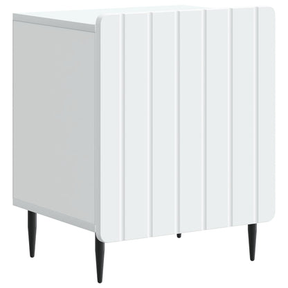 vidaXL Bedside Cabinet 2 pcs White 43 x 34.5 x 52 cm Engineered Wood