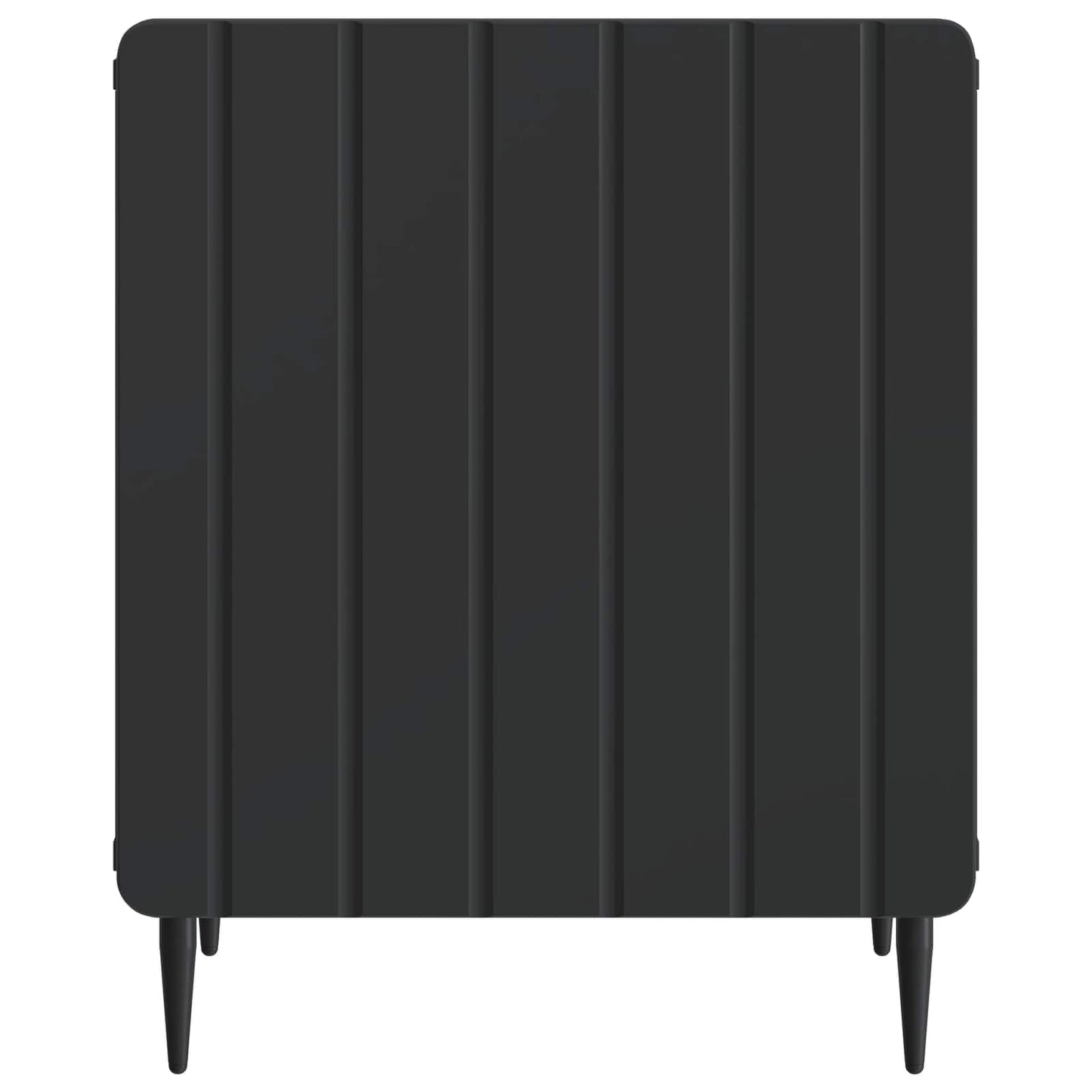 vidaXL Bedside Cabinet Black 43 x 34.5 x 52 cm Engineered Wood