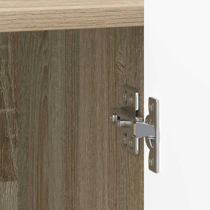 vidaXL Bedside Cabinet Sonoma Oak 43 x 34.5 x 52 cm Engineered Wood