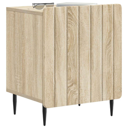 vidaXL Bedside Cabinet Sonoma Oak 43 x 34.5 x 52 cm Engineered Wood