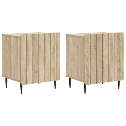 vidaXL Bedside Cabinet 2 pcs Sonoma Oak 43 x 34.5 x 52 cm