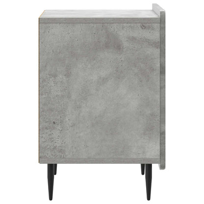vidaXL Bedside Cabinet Concrete Grey 43 x 34.5 x 52 cm Engineered Wood
