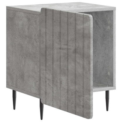vidaXL Bedside Cabinet 2 pcs Concrete Grey 43 x 34.5 x 52 cm