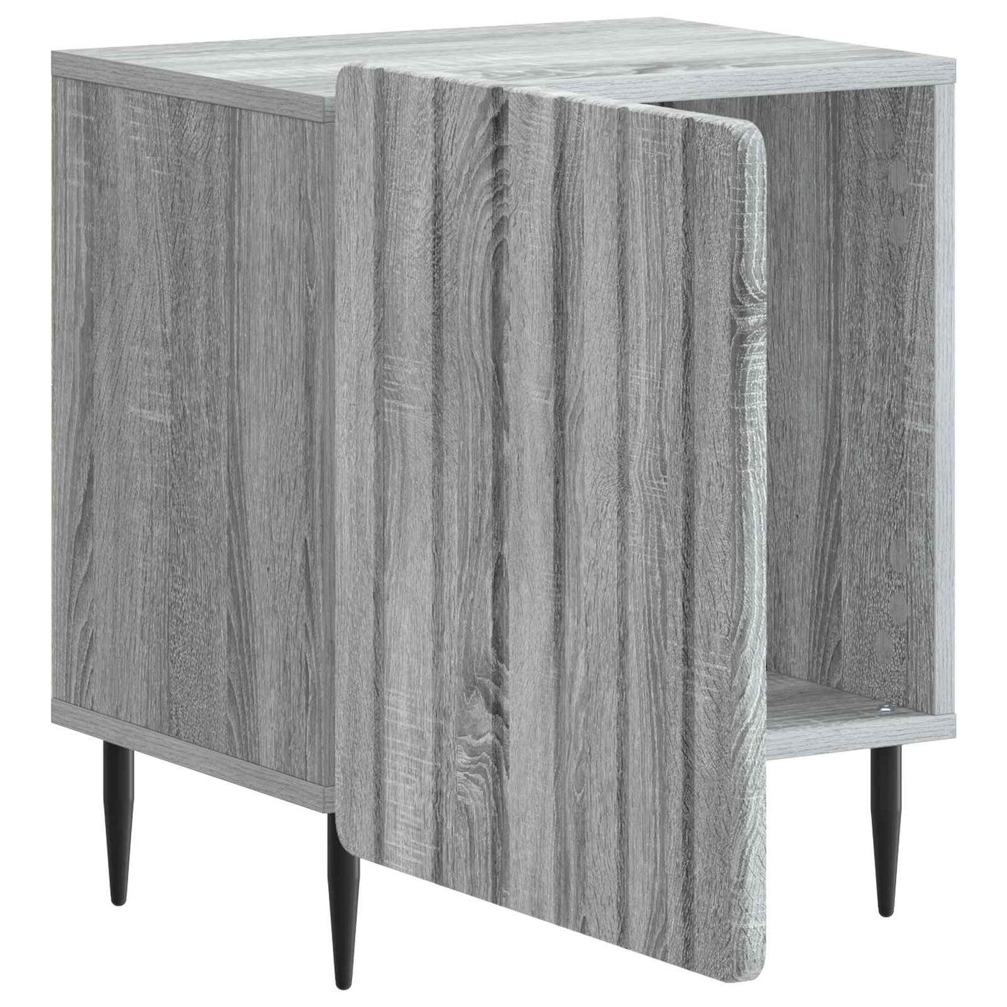 vidaXL Bedside Cabinet 2 pcs Grey Sonoma 43 x 34.5 x 52 cm