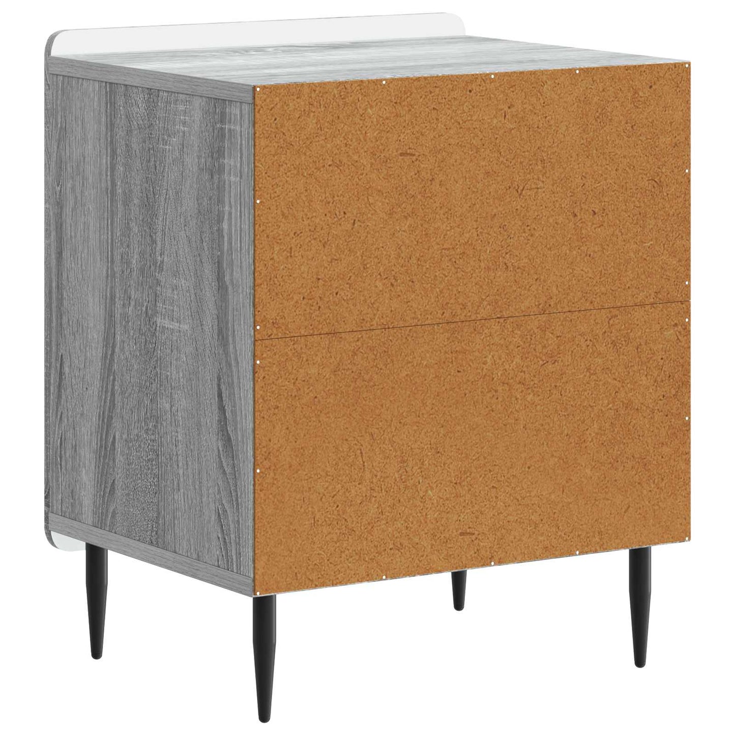 vidaXL Bedside Cabinet 2 pcs Grey Sonoma 43 x 34.5 x 52 cm