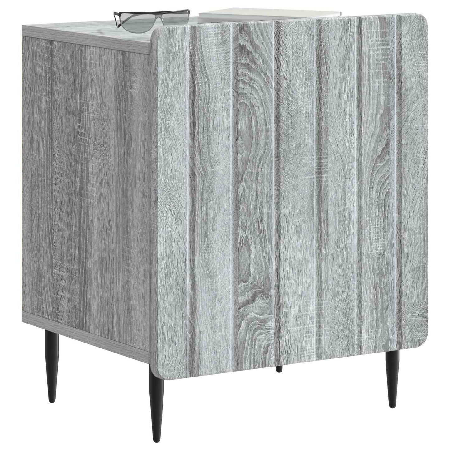 vidaXL Bedside Cabinet 2 pcs Grey Sonoma 43 x 34.5 x 52 cm
