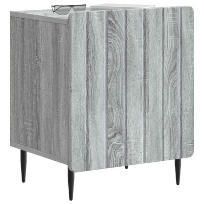 vidaXL Bedside Cabinet 2 pcs Grey Sonoma 43 x 34.5 x 52 cm