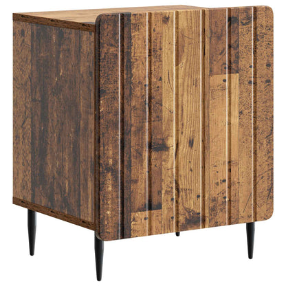 vidaXL Bedside Cabinet 2 pcs Old Wood 43 x 34.5 x 52 cm