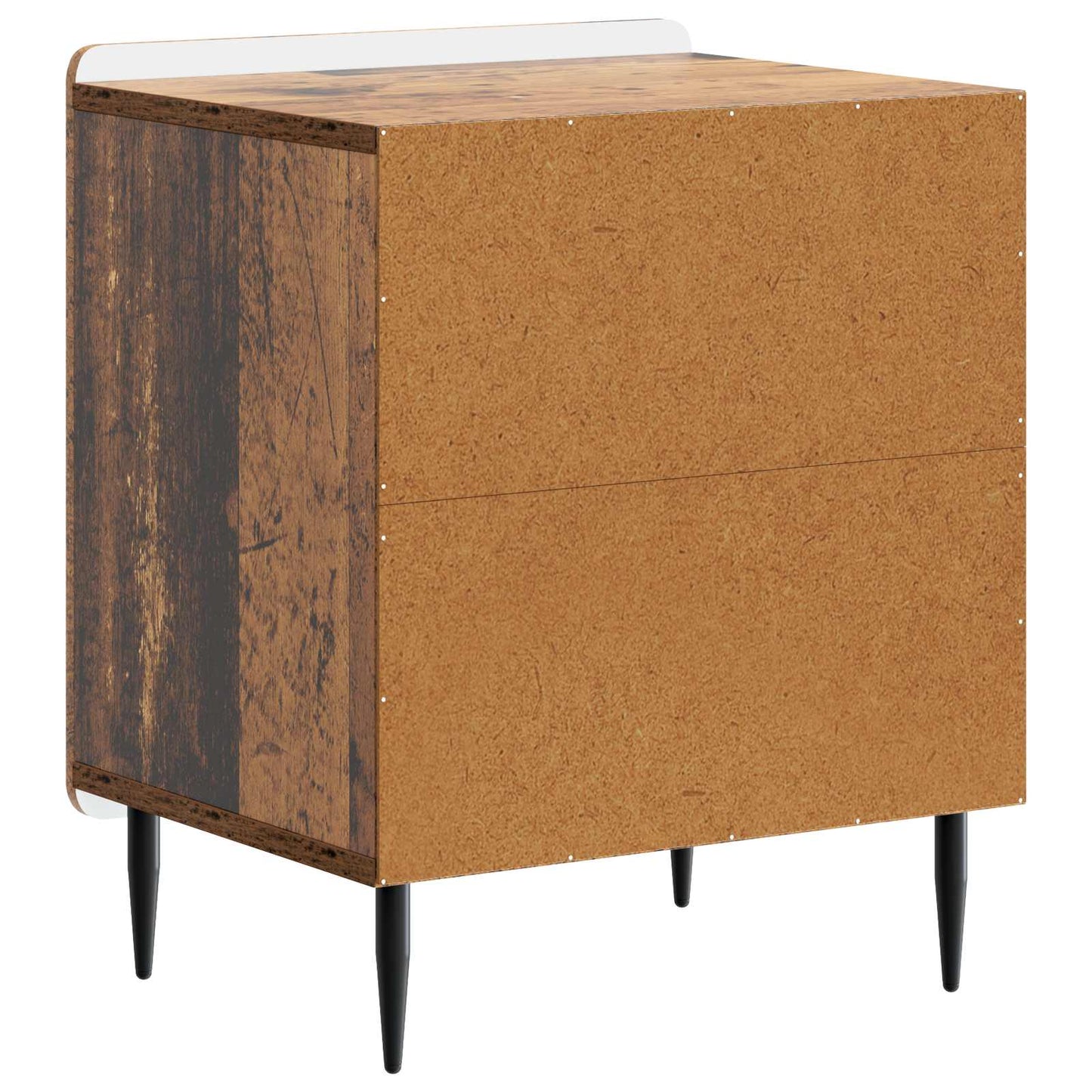 vidaXL Bedside Cabinet 2 pcs Old Wood 43 x 34.5 x 52 cm