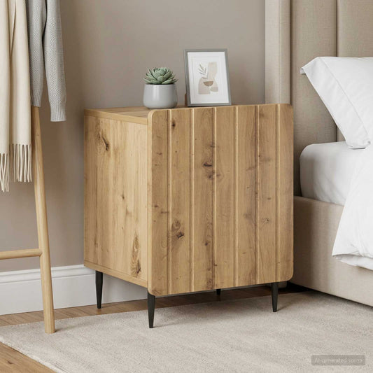 vidaXL Bedside Cabinet 2 pcs Artisan Oak 43 x 34.5 x 52 cm