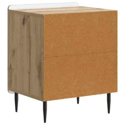 vidaXL Bedside Cabinet 2 pcs Artisan Oak 43 x 34.5 x 52 cm