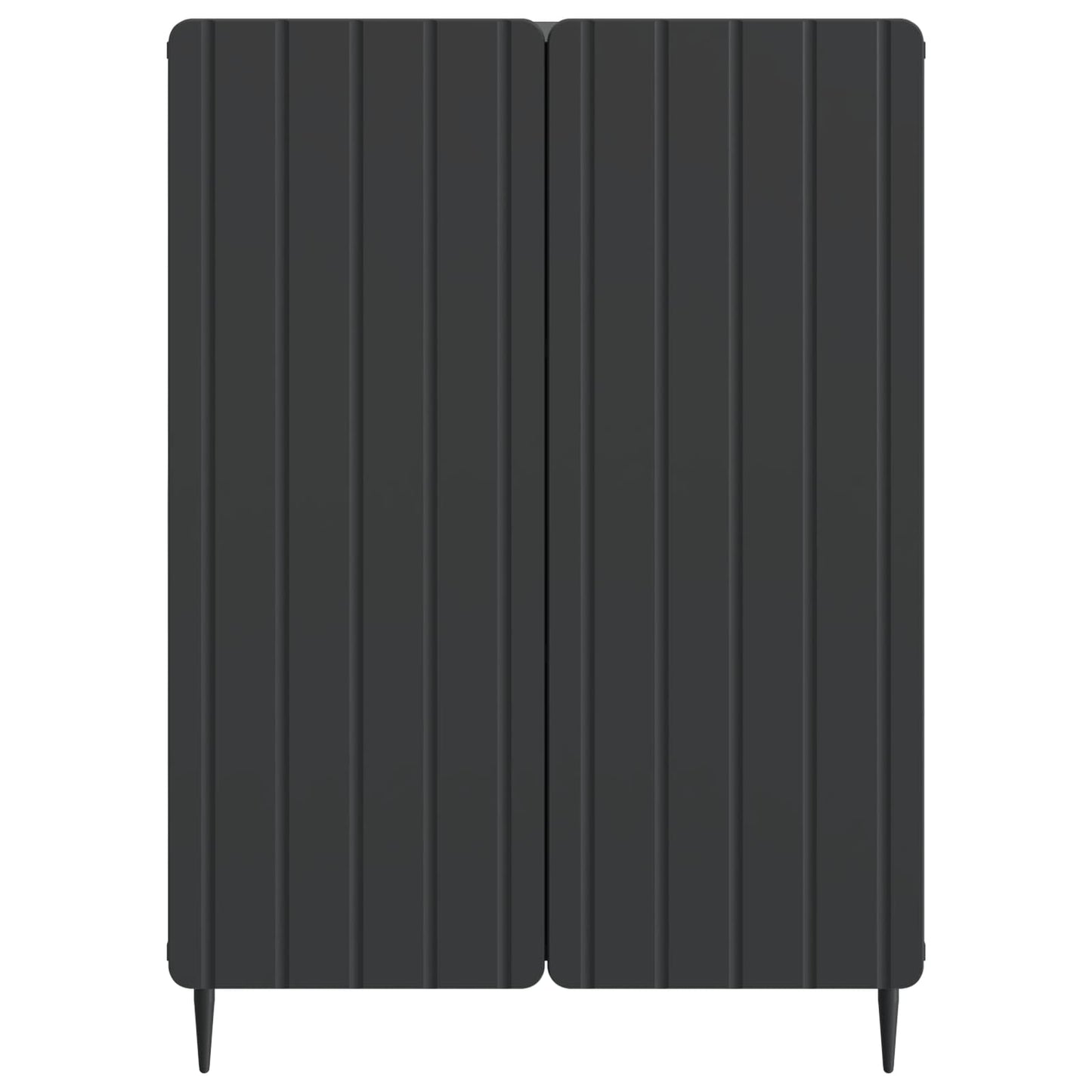vidaXL Sideboard Black 66 x 34.5 x 92 cm Engineered Wood