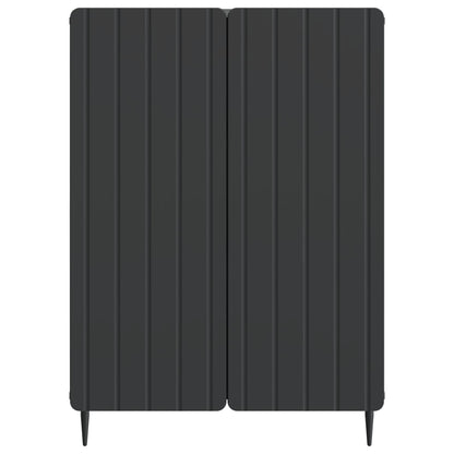 vidaXL Sideboard Black 66 x 34.5 x 92 cm Engineered Wood