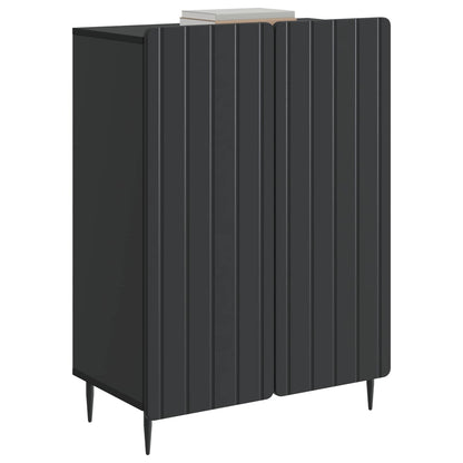 vidaXL Sideboard Black 66 x 34.5 x 92 cm Engineered Wood