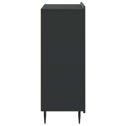 vidaXL Sideboard Black 66 x 34.5 x 92 cm Engineered Wood