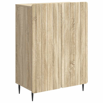 vidaXL Sideboard Sonoma Oak 66 x 34.5 x 92 cm Engineered Wood