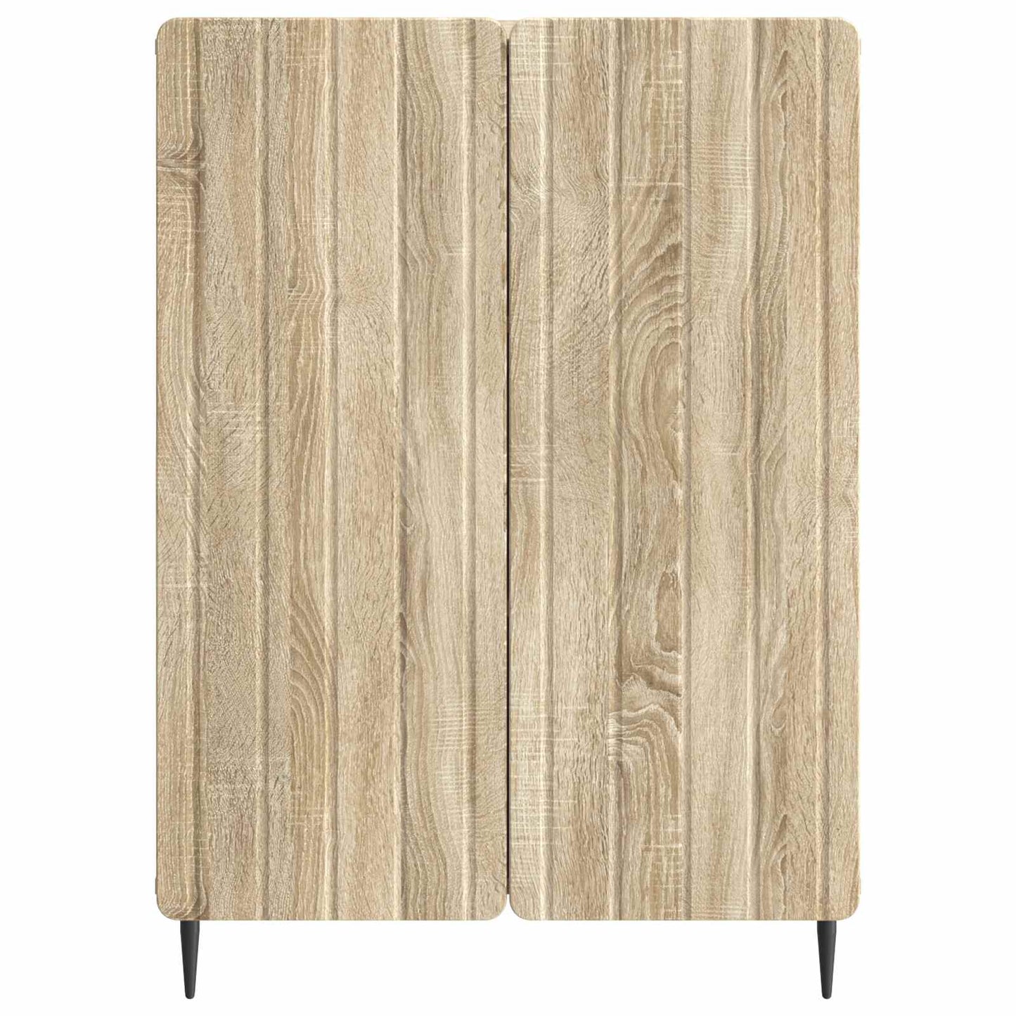 vidaXL Sideboard Sonoma Oak 66 x 34.5 x 92 cm Engineered Wood