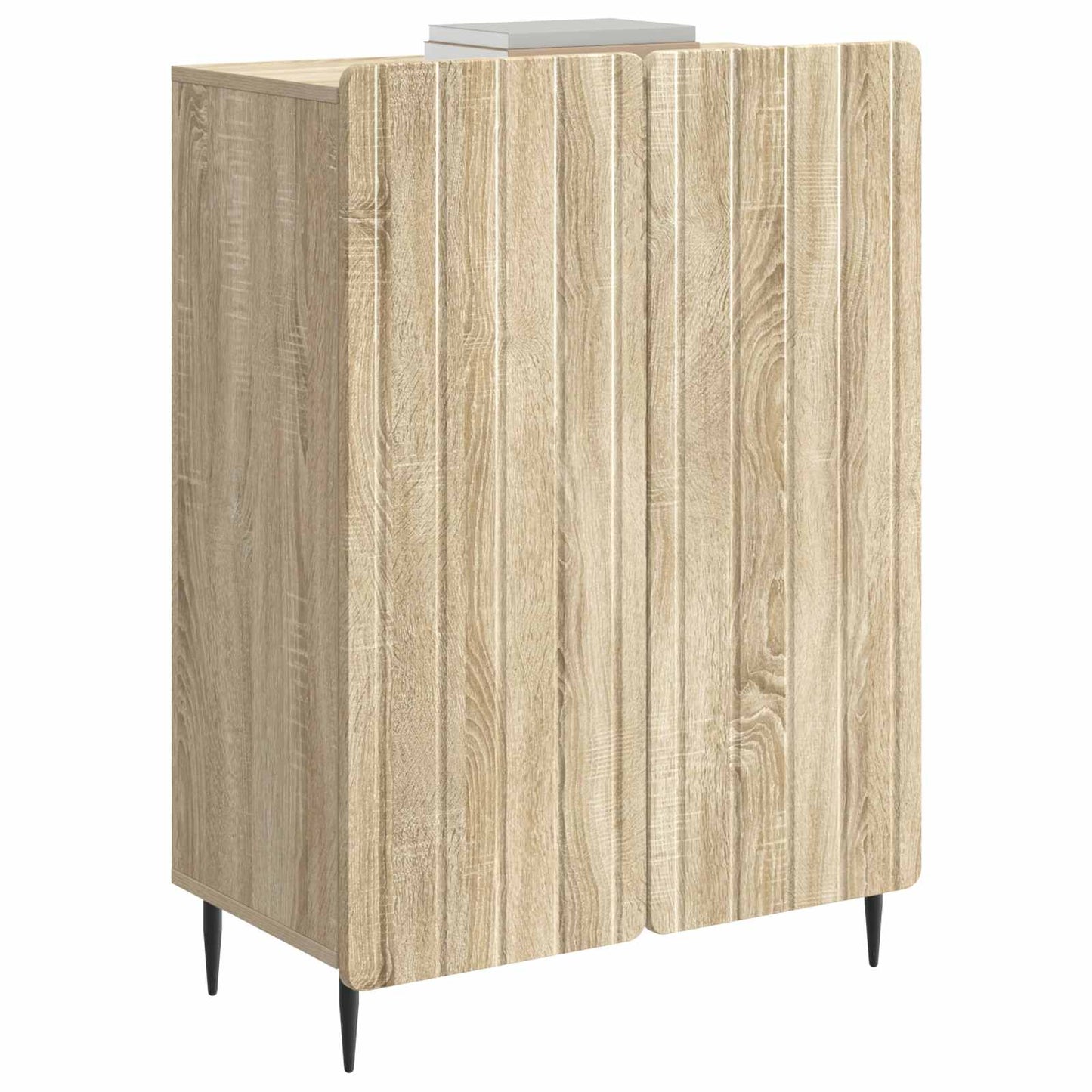 vidaXL Sideboard Sonoma Oak 66 x 34.5 x 92 cm Engineered Wood