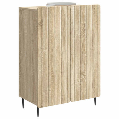 vidaXL Sideboard Sonoma Oak 66 x 34.5 x 92 cm Engineered Wood