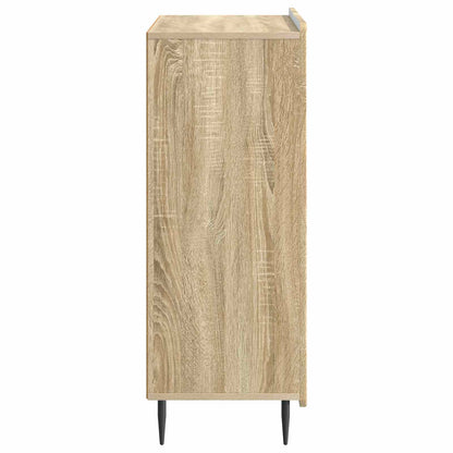 vidaXL Sideboard Sonoma Oak 66 x 34.5 x 92 cm Engineered Wood
