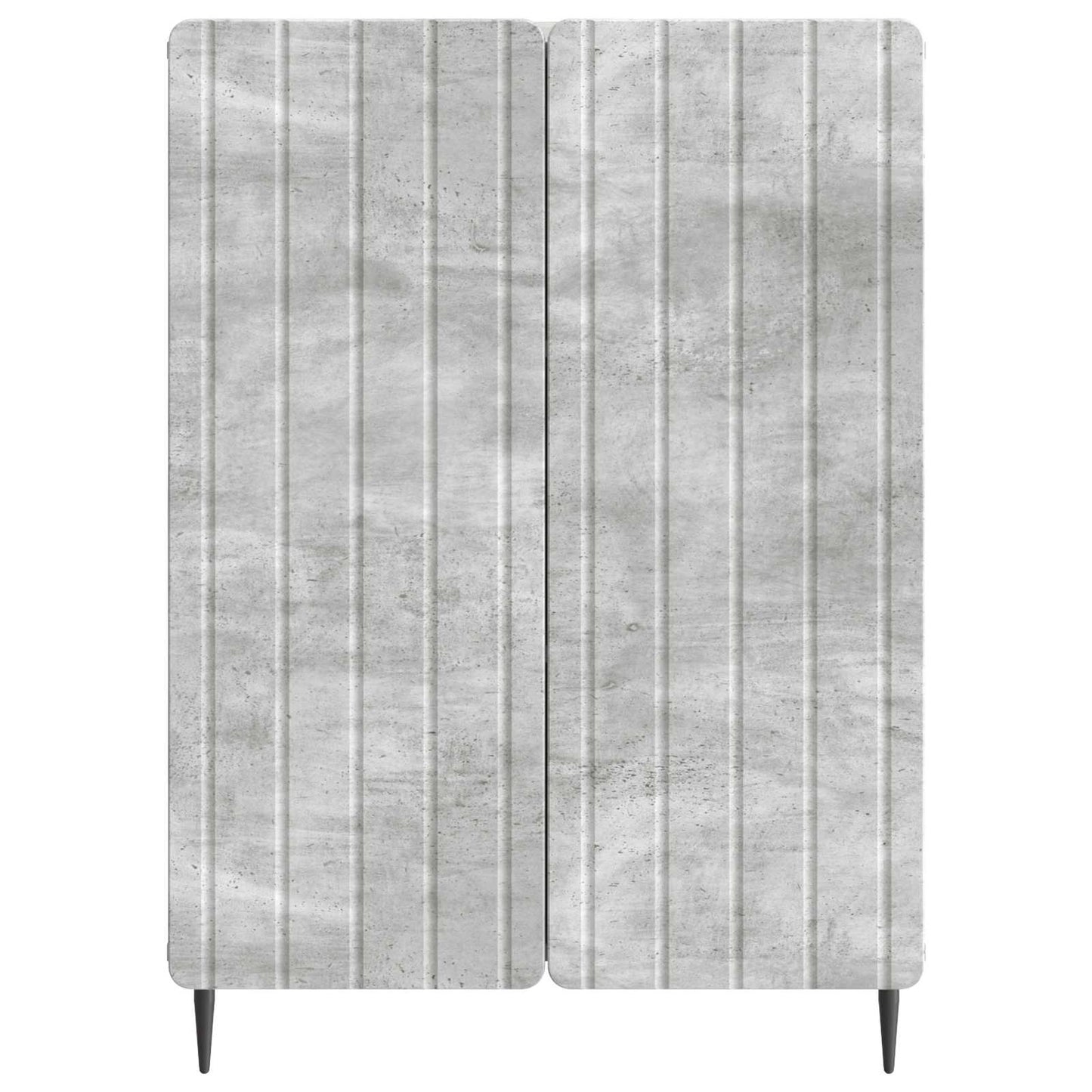 vidaXL Sideboard Concrete Grey 66 x 34.5 x 92 cm Engineered Wood