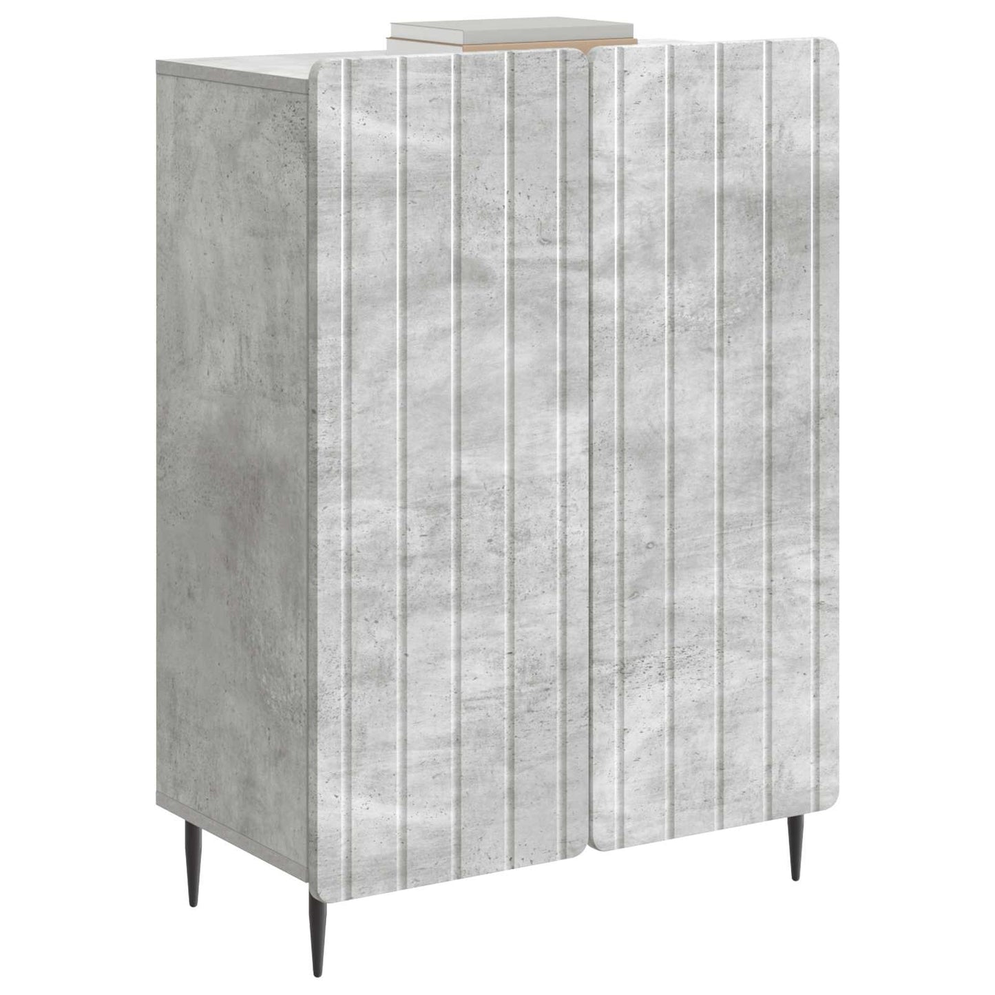 vidaXL Sideboard Concrete Grey 66 x 34.5 x 92 cm Engineered Wood