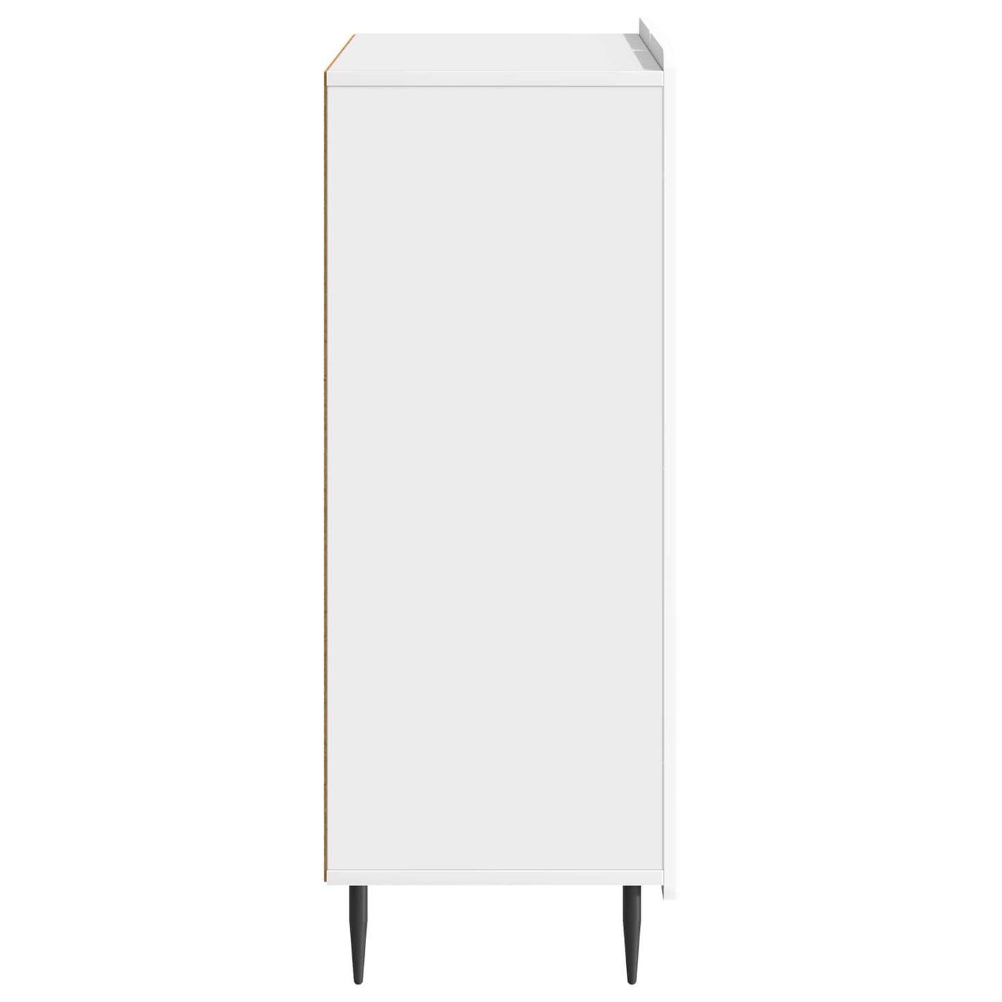 vidaXL Sideboard High Gloss White 66 x 34.5 x 92 cm Engineered Wood