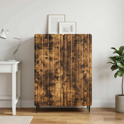vidaXL Sideboard Smoked Oak 66 x 34.5 x 92 cm Engineered Wood