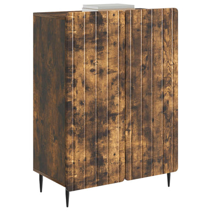 vidaXL Sideboard Smoked Oak 66 x 34.5 x 92 cm Engineered Wood