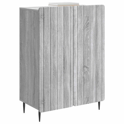 vidaXL Sideboard Grey Sonoma 66 x 34.5 x 92 cm Engineered Wood