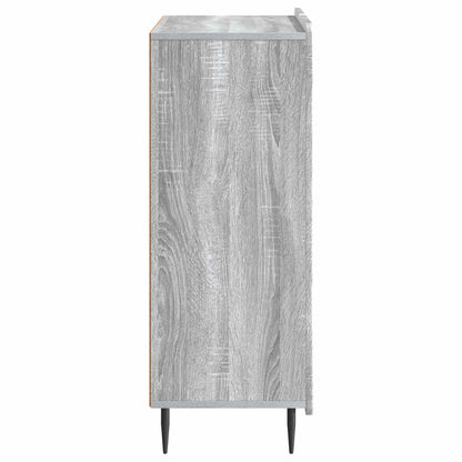 vidaXL Sideboard Grey Sonoma 66 x 34.5 x 92 cm Engineered Wood
