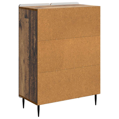 vidaXL Sideboard Old Wood 66 x 34.5 x 92 cm Engineered Wood