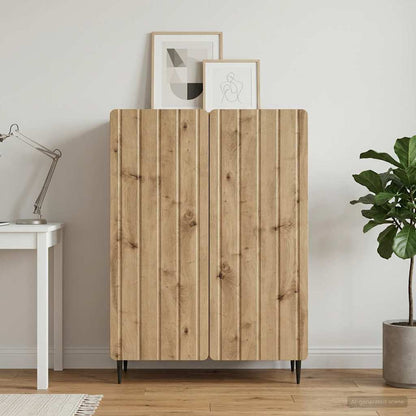 vidaXL Sideboard Artisan Oak 66 x 34.5 x 92 cm Engineered Wood