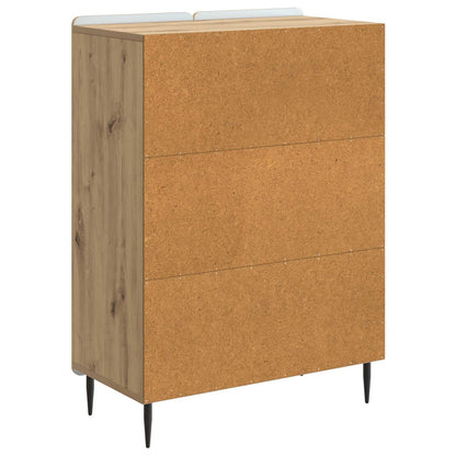 vidaXL Sideboard Artisan Oak 66 x 34.5 x 92 cm Engineered Wood