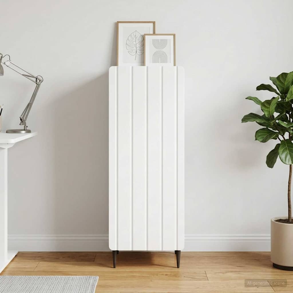 vidaXL Sideboard White 34.5 x 33 x 92 cm Engineered Wood
