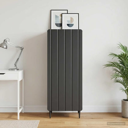 vidaXL Sideboard Black 34.5 x 33 x 92 cm Engineered Wood