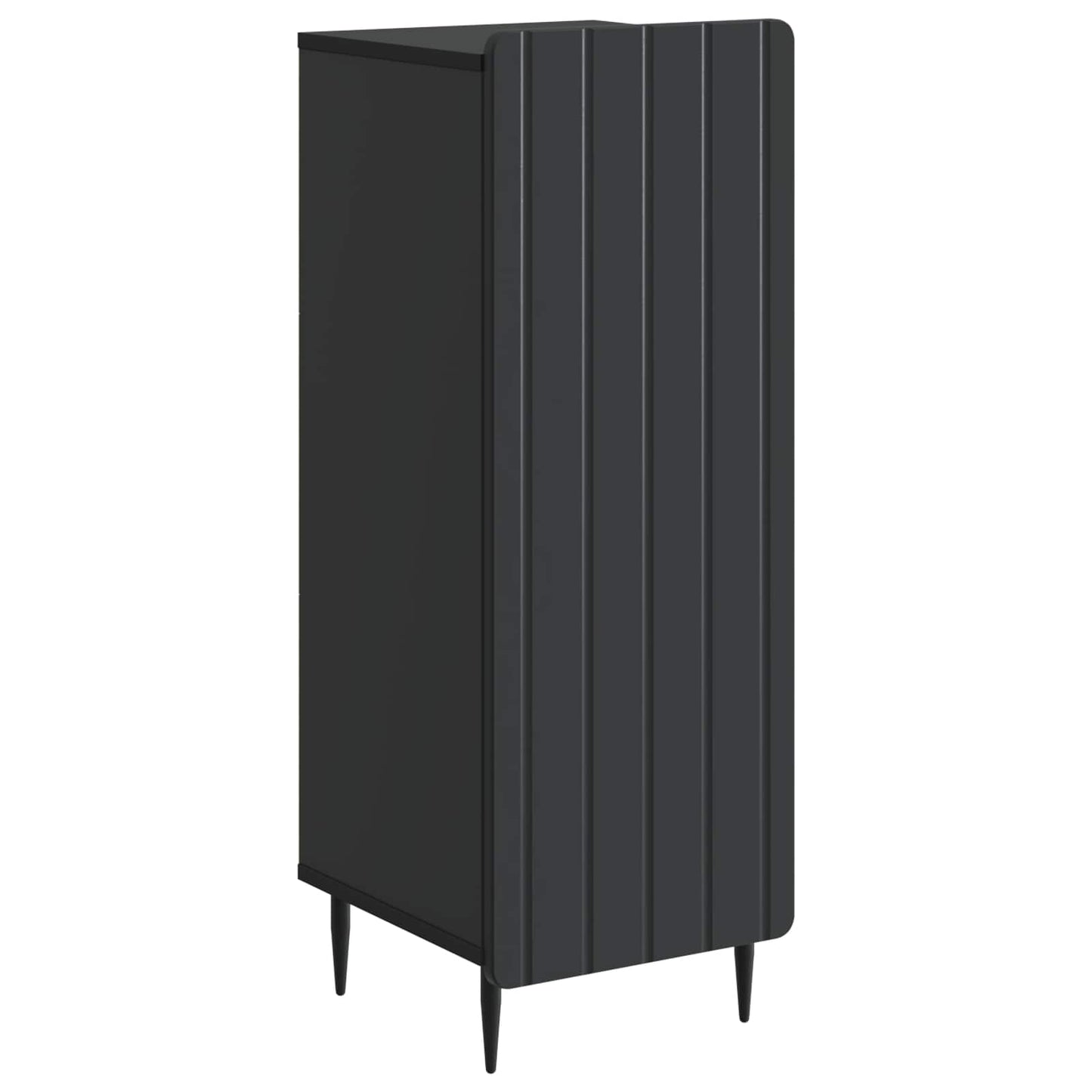 vidaXL Sideboard Black 34.5 x 33 x 92 cm Engineered Wood