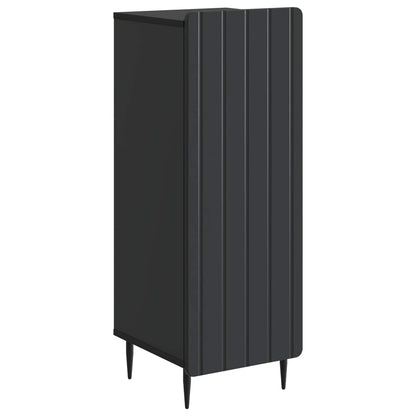 vidaXL Sideboard Black 34.5 x 33 x 92 cm Engineered Wood