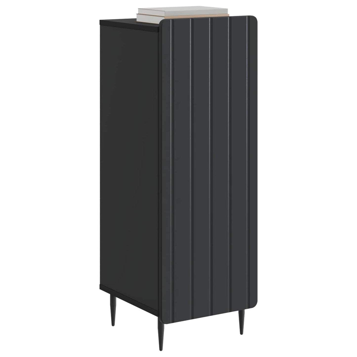 vidaXL Sideboard Black 34.5 x 33 x 92 cm Engineered Wood