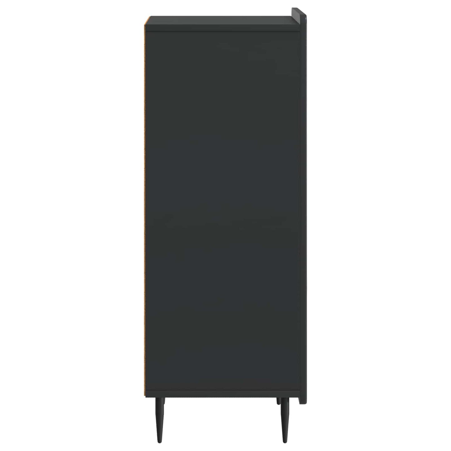 vidaXL Sideboard Black 34.5 x 33 x 92 cm Engineered Wood