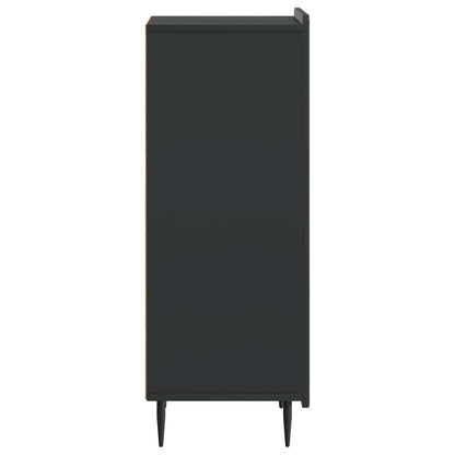 vidaXL Sideboard Black 34.5 x 33 x 92 cm Engineered Wood