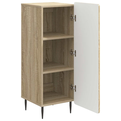 vidaXL Sideboard Sonoma Oak 34.5 x 33 x 92 cm Engineered Wood