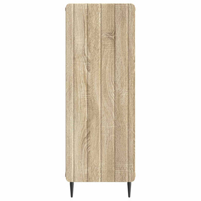 vidaXL Sideboard Sonoma Oak 34.5 x 33 x 92 cm Engineered Wood