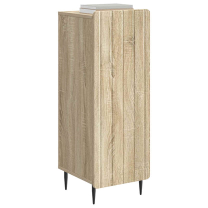 vidaXL Sideboard Sonoma Oak 34.5 x 33 x 92 cm Engineered Wood