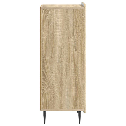 vidaXL Sideboard Sonoma Oak 34.5 x 33 x 92 cm Engineered Wood