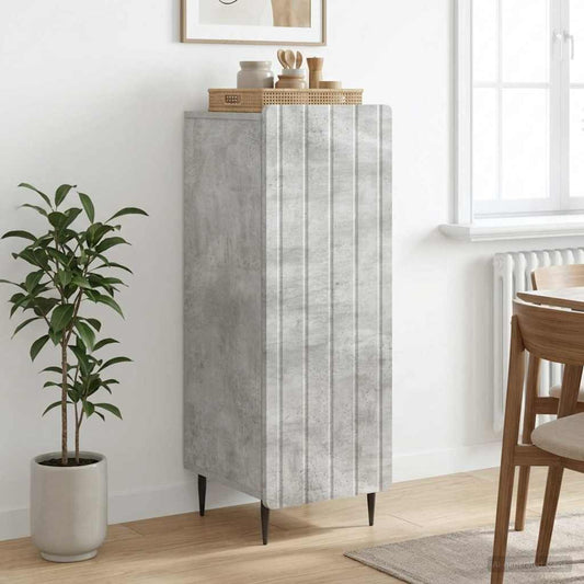 vidaXL Sideboard Concrete Grey 34.5 x 33 x 92 cm Engineered Wood