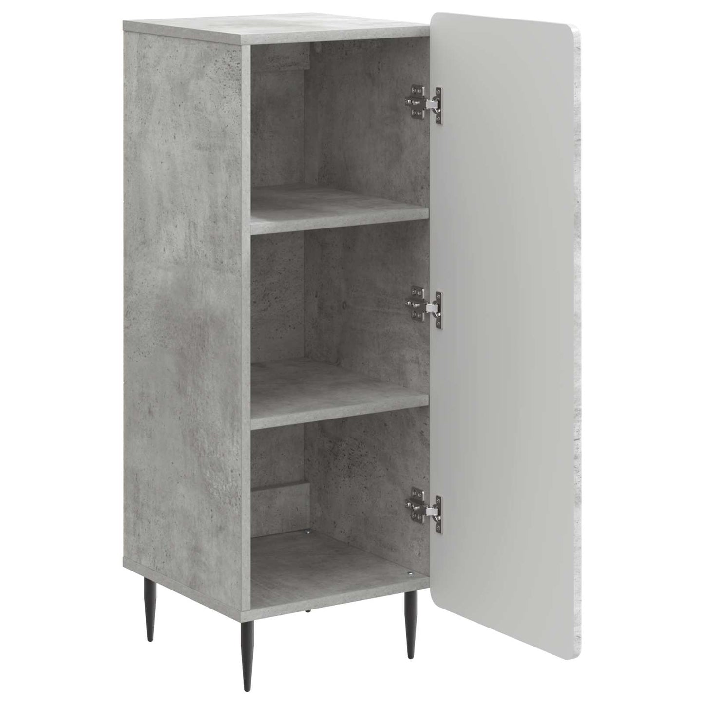 vidaXL Sideboard Concrete Grey 34.5 x 33 x 92 cm Engineered Wood