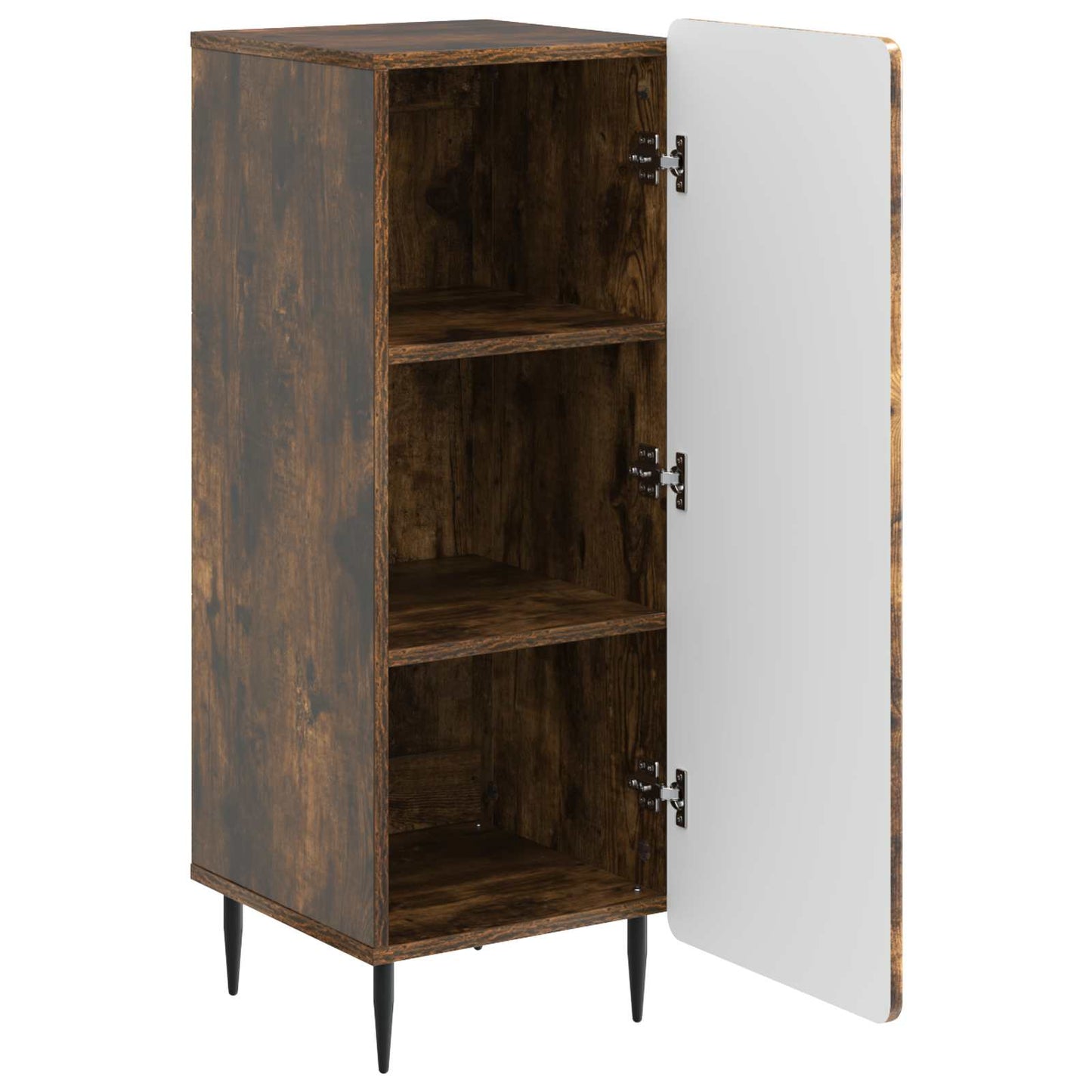 vidaXL Sideboard Smoked Oak 34.5 x 33 x 92 cm Engineered Wood