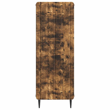 vidaXL Sideboard Smoked Oak 34.5 x 33 x 92 cm Engineered Wood