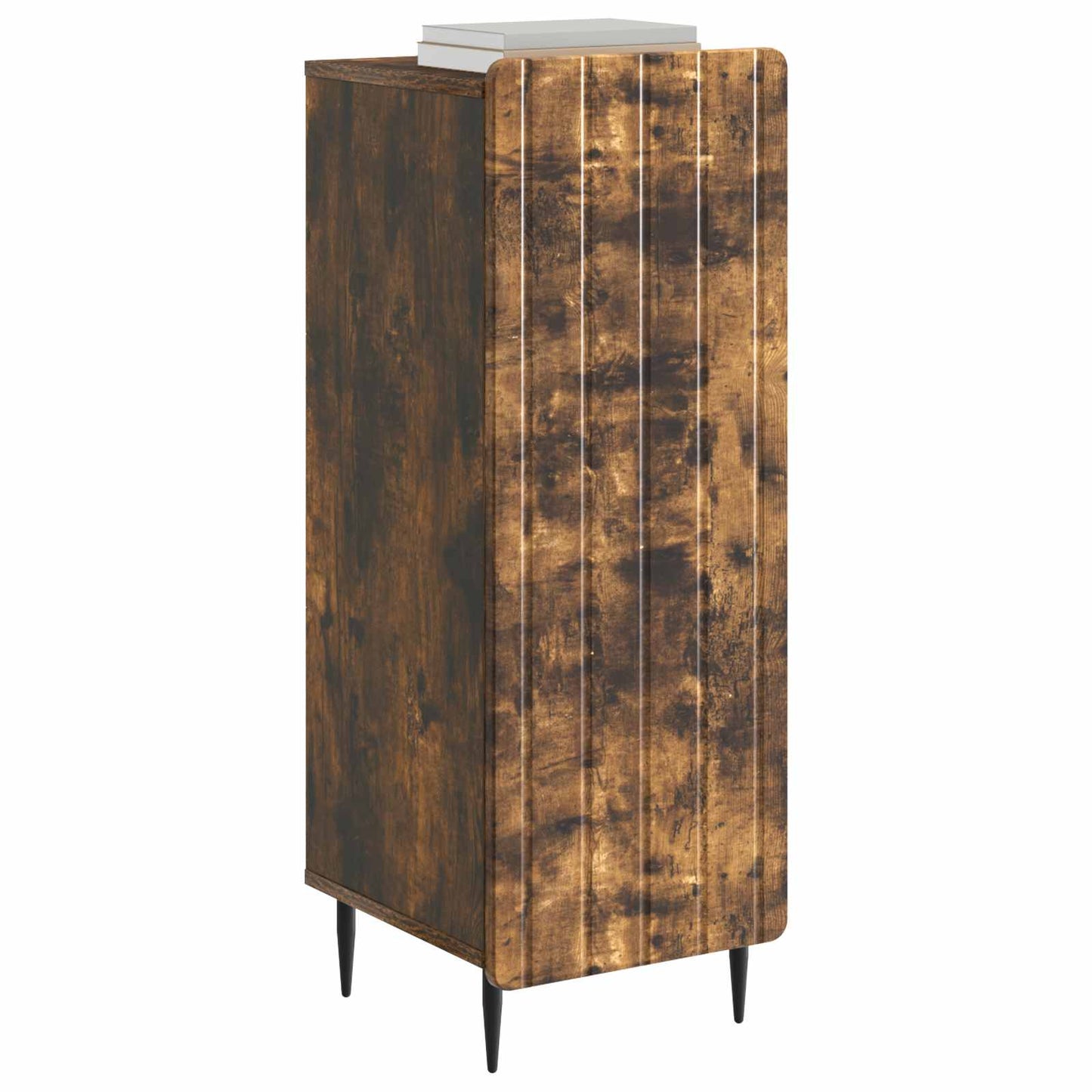 vidaXL Sideboard Smoked Oak 34.5 x 33 x 92 cm Engineered Wood